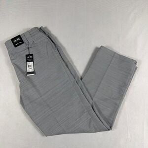 Adidas Golf Pants Performance Textured Moisture Wicking 36x32 Grey TM6157F5 NWT
